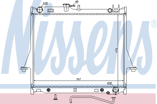 Радиатор, охлаждение двигателя