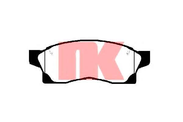 Комплект тормозных колодок, дисковый тормоз