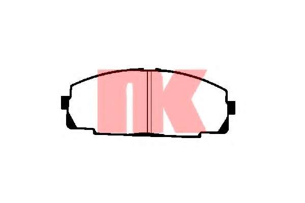 Комплект тормозных колодок, дисковый тормоз