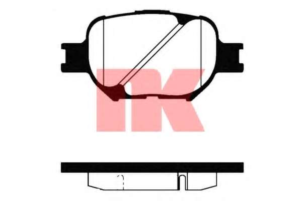 Комплект тормозных колодок, дисковый тормоз