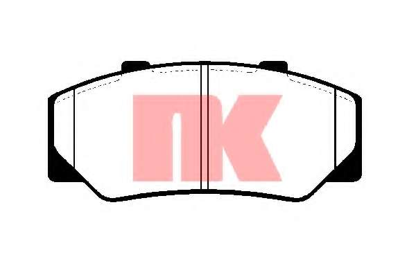 Комплект тормозных колодок, дисковый тормоз