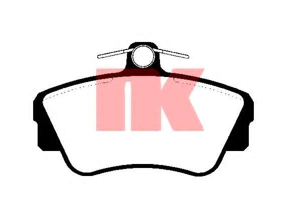 Комплект тормозных колодок, дисковый тормоз