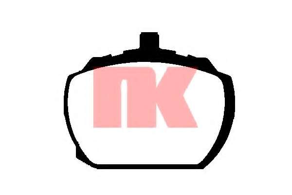 Комплект тормозных колодок, дисковый тормоз