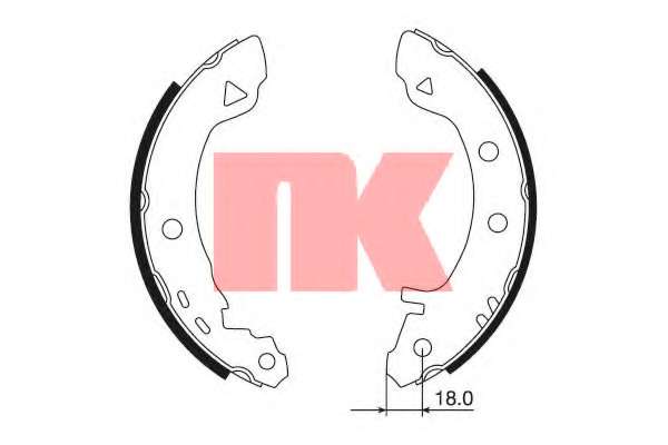 Комплект тормозных колодок