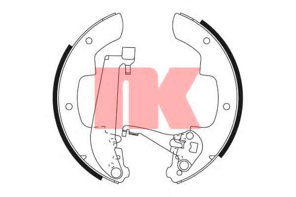 Комплект тормозных колодок