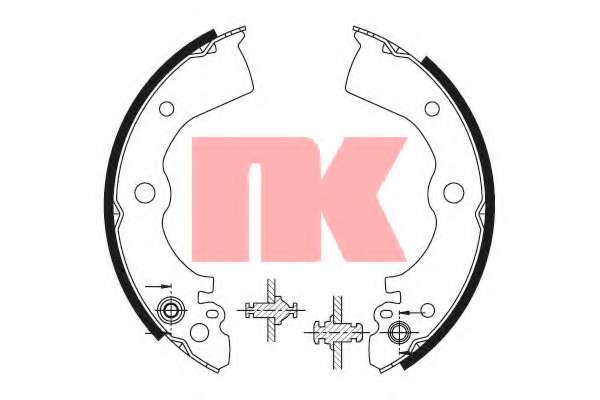 Комплект тормозных колодок