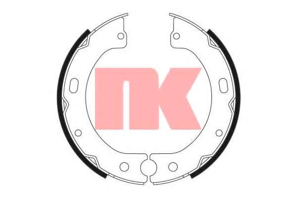 Комплект тормозных колодок, стояночная тормозная система