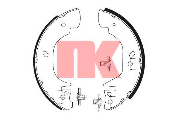 Комплект тормозных колодок