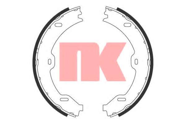 Комплект тормозных колодок, стояночная тормозная система