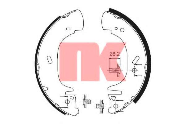 Гальмівні колодки (набір)