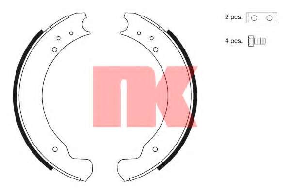 Комплект тормозных колодок
