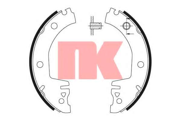 Комплект тормозных колодок