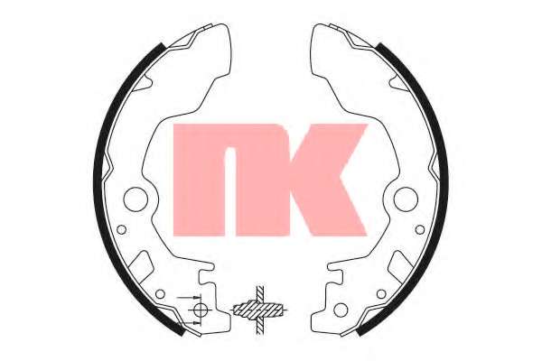 Комплект тормозных колодок