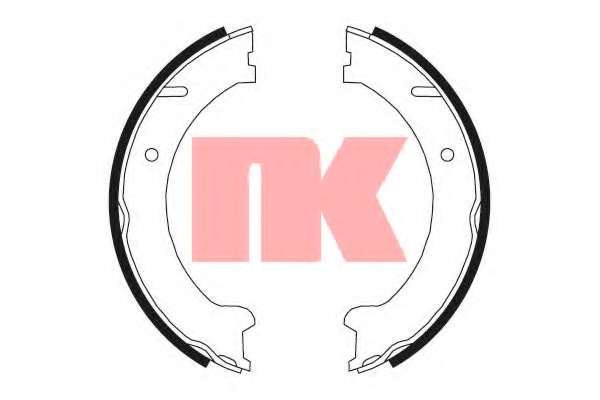 Комплект тормозных колодок, стояночная тормозная система