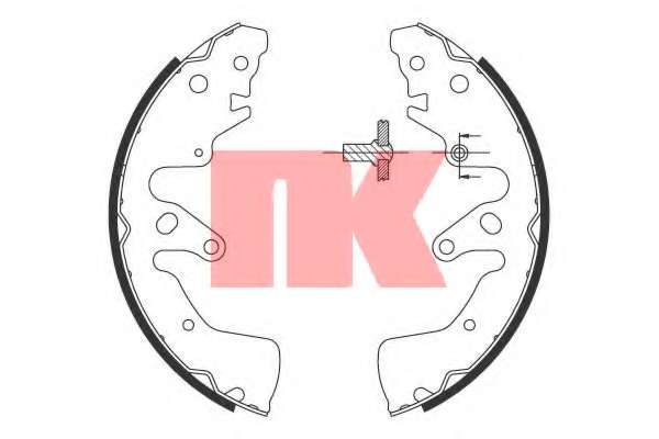 Комплект тормозных колодок