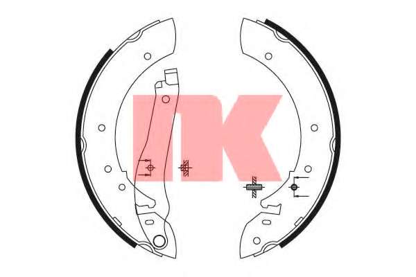 Комплект тормозных колодок