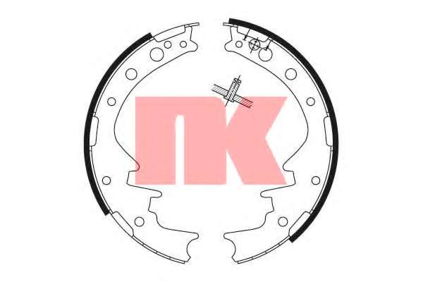 Комплект тормозных колодок