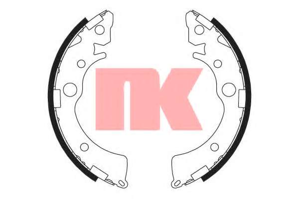 Комплект тормозных колодок