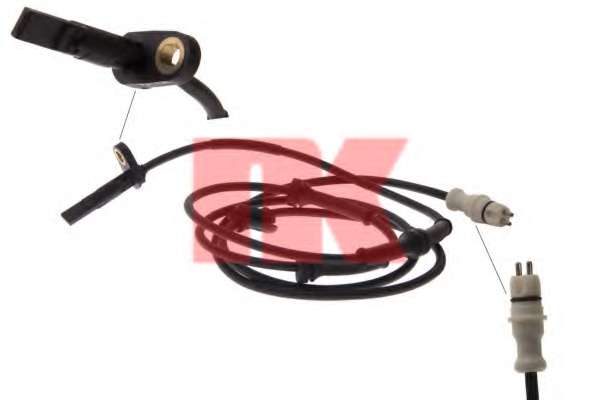 Датчик, частота вращения колеса