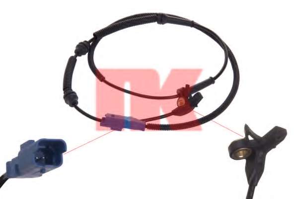 Датчик, частота вращения колеса