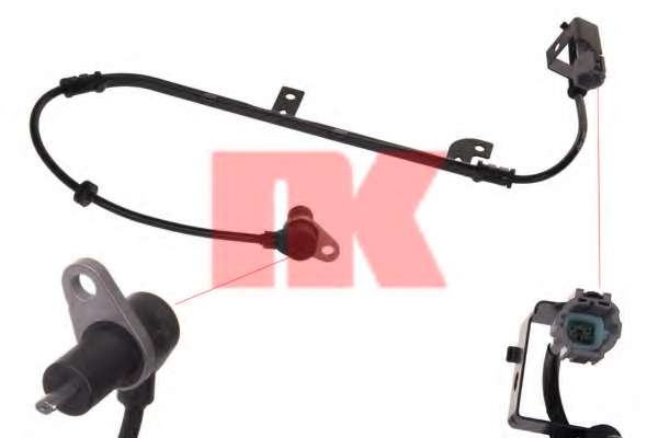 Датчик, частота вращения колеса