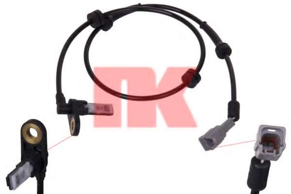 Датчик, частота вращения колеса