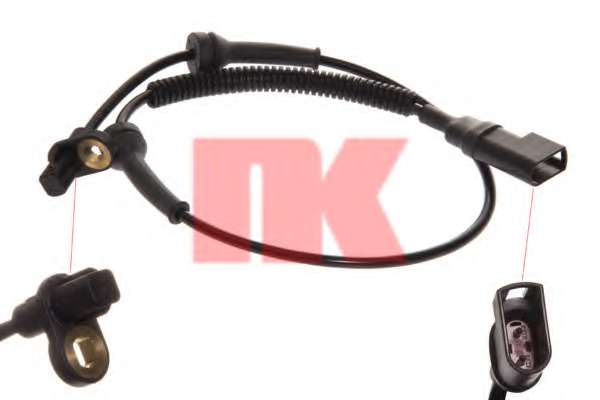 Датчик, частота вращения колеса