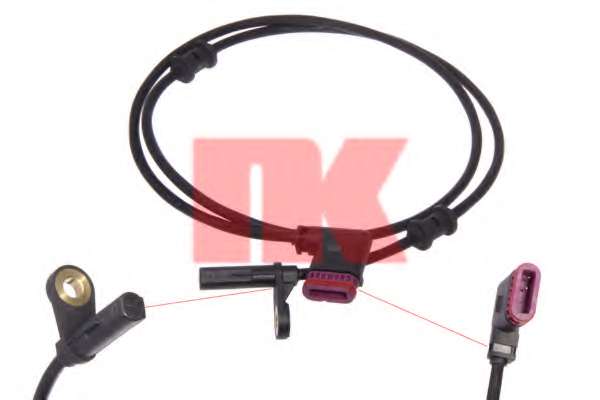 Датчик, частота вращения колеса