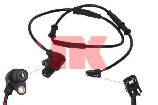 Датчик, частота вращения колеса