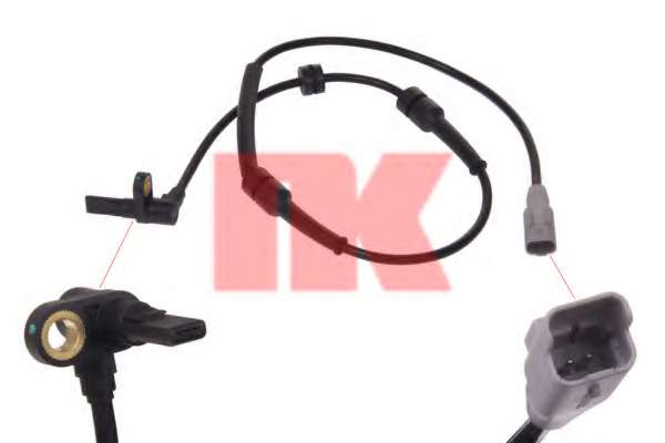 Датчик, частота вращения колеса