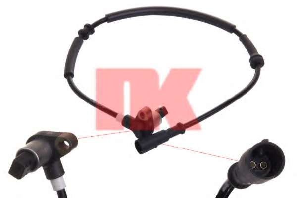 Датчик, частота вращения колеса