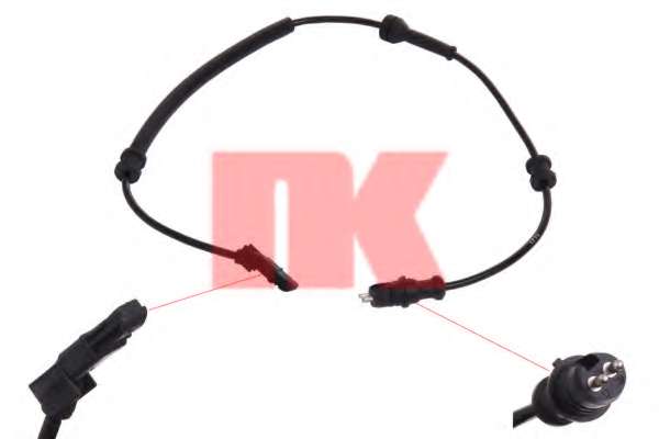 Датчик, частота вращения колеса