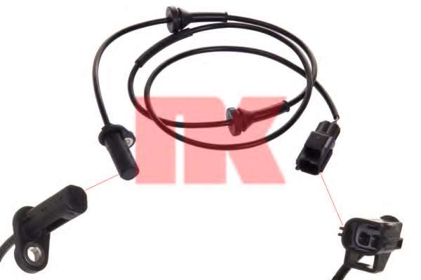 Датчик, частота вращения колеса