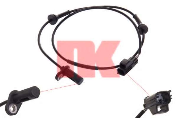 Датчик, частота вращения колеса