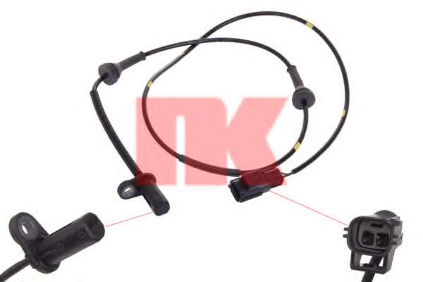 Датчик, частота вращения колеса