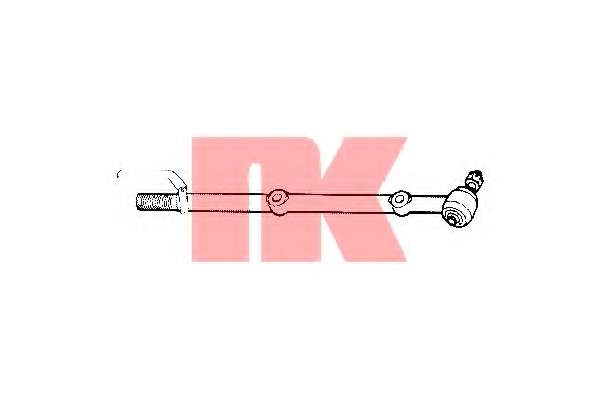 Поперечная рулевая тяга