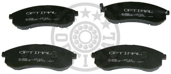 Комплект тормозных колодок, дисковый тормоз