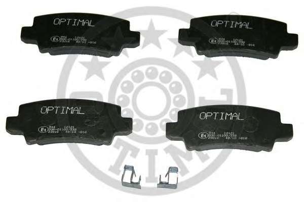 Комплект тормозных колодок, дисковый тормоз