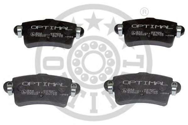 Гальмівні колодки, дискове гальмо (набір)