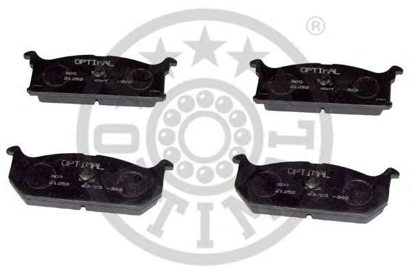 Комплект тормозных колодок, дисковый тормоз