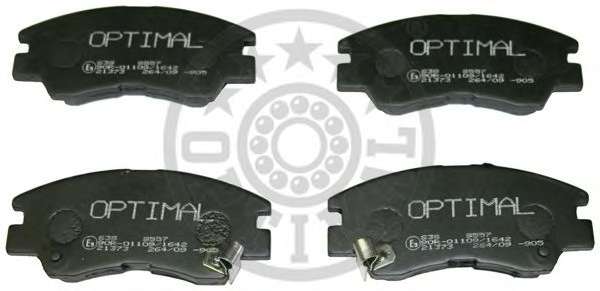 Комплект тормозных колодок, дисковый тормоз