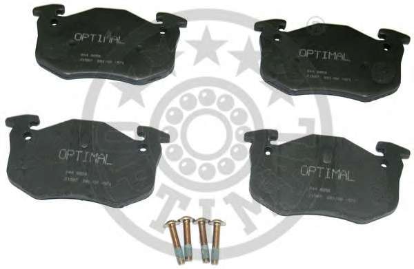 Гальмівні колодки, дискове гальмо (набір)