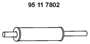 Предглушитель выхлопных газов