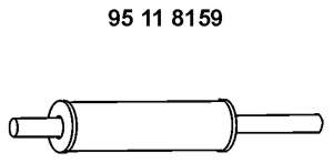 Предглушитель выхлопных газов