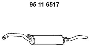 Глушитель выхлопных газов конечный