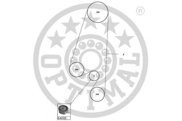 Комплект ремня ГРМ