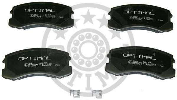 Комплект тормозных колодок, дисковый тормоз