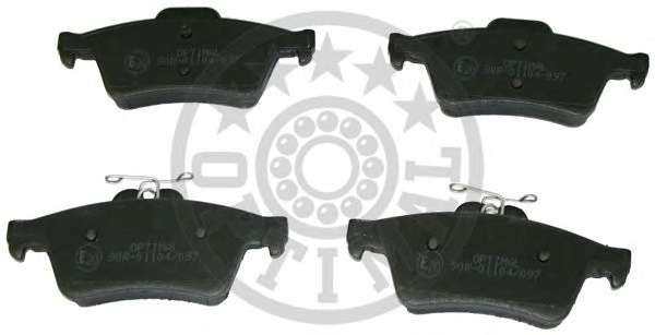 Комплект тормозных колодок, дисковый тормоз