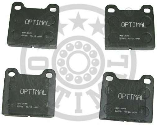 Комплект тормозных колодок, дисковый тормоз