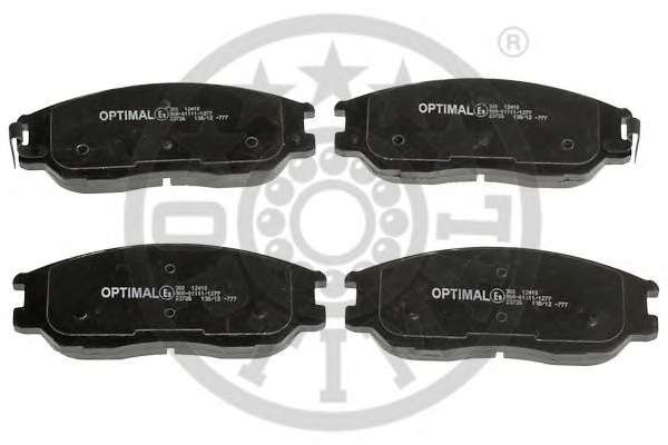 Комплект тормозных колодок, дисковый тормоз